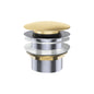 Pull Out Pop Up Bath Waste 40mm Urban Brass No Overflow 55mm Thread Length