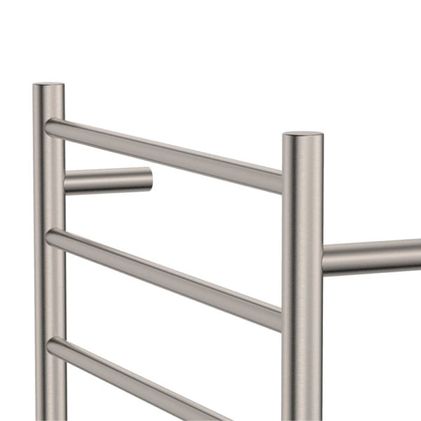 ISABELLA Heated Towel Rail 6080 Brushed Nickel (7 Bars) 600x800x122mm