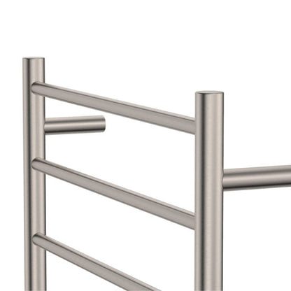 ISABELLA Heated Towel Rail 6080 Brushed Nickel (7 Bars) 600x800x122mm