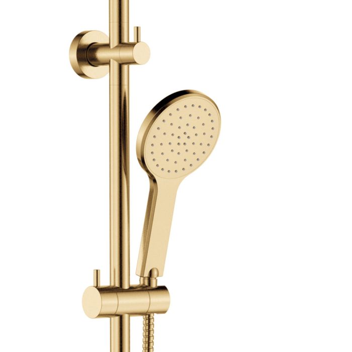 KAYA Twin Rail Shower Urban Brass