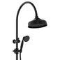 LILLIAN Twin Shower Matte Black