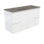 SATORI FINGERPULL 1200 Satin White Vanity Wall Hung
