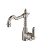 ELEANOR Basin Mixer with Shepherds Crook Brushed Nickel
