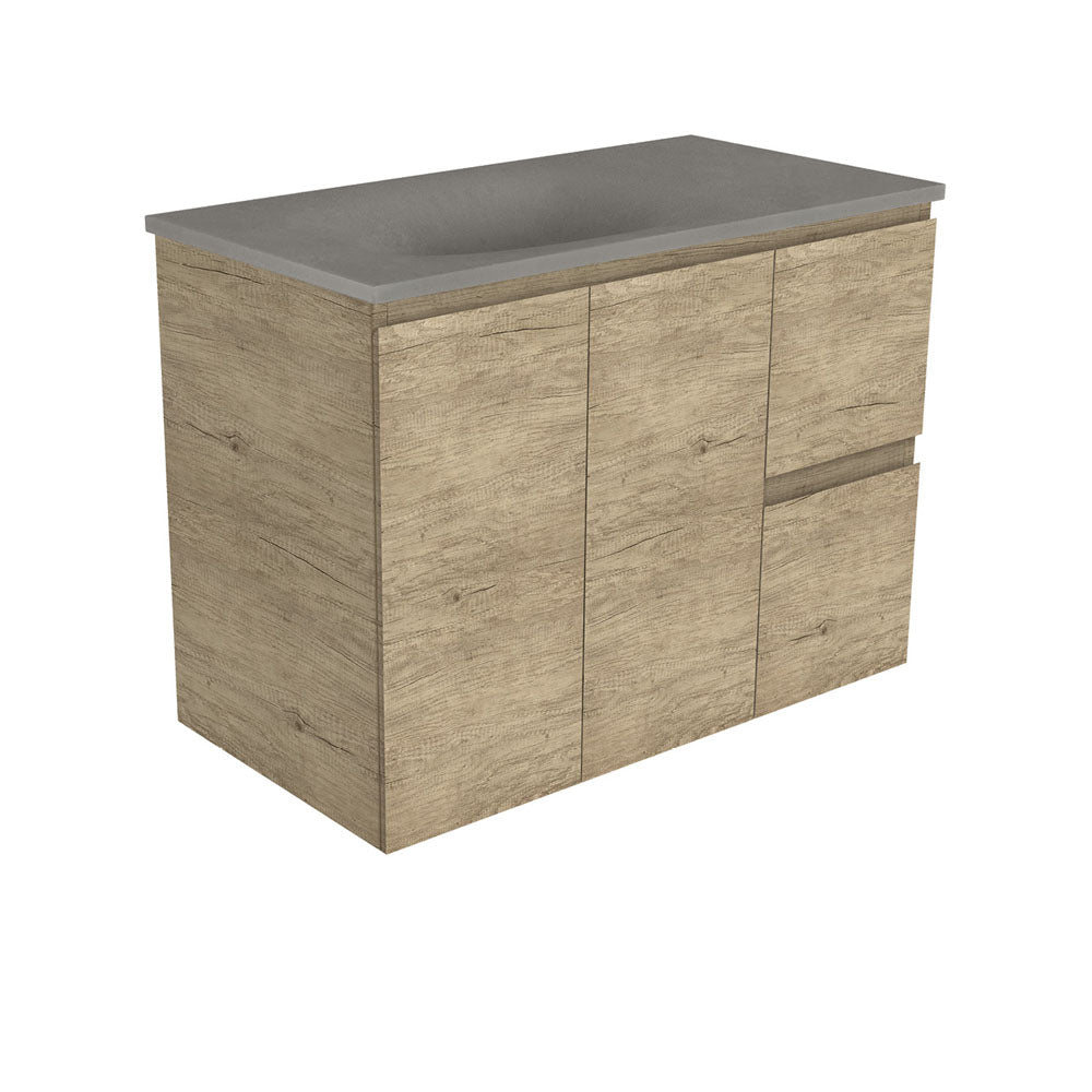 Satori Edge 900 Scandi Oak Wall-Hung Vanity