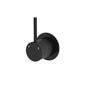 KAYA UP Wall Mixer Matte Black Minimal Round Plate