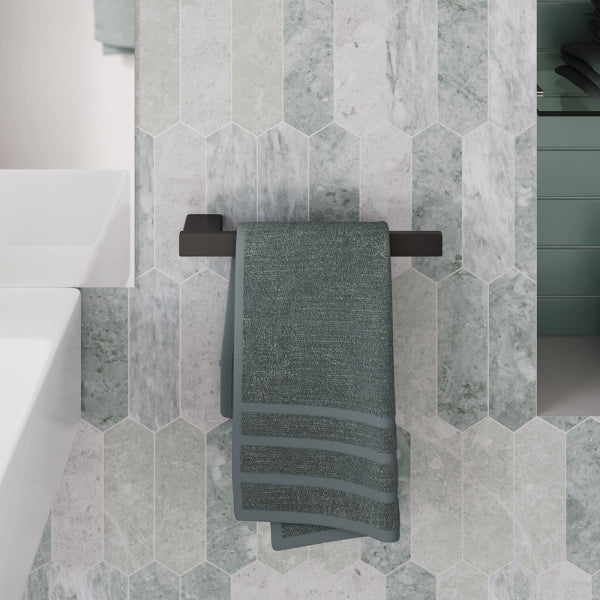 Tono Hand Towel Rail, Matte Black