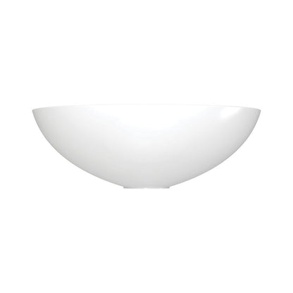Aluca Above Counter Basin, Gloss White