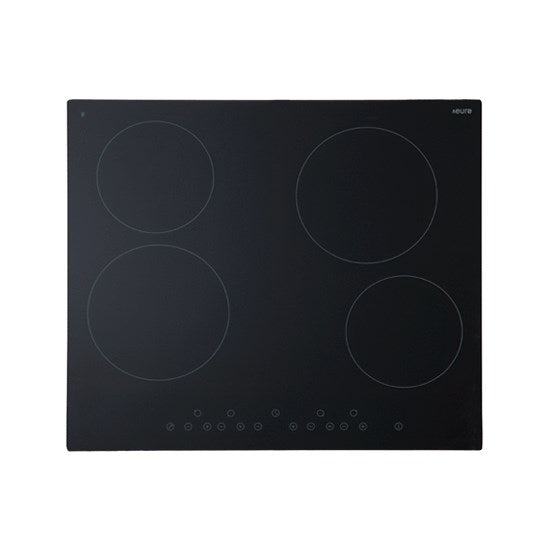 60cm Electric Ceran GlassCooktop 4 Zone Touch Control Timer function