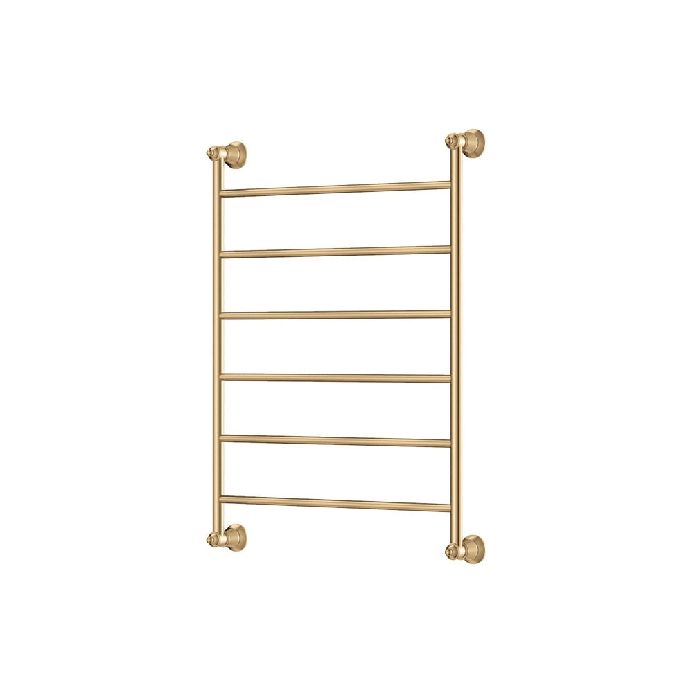 LILLIAN Heated Towel Rail 6080 Urban Brass (6 Bars) 600x808x95mm