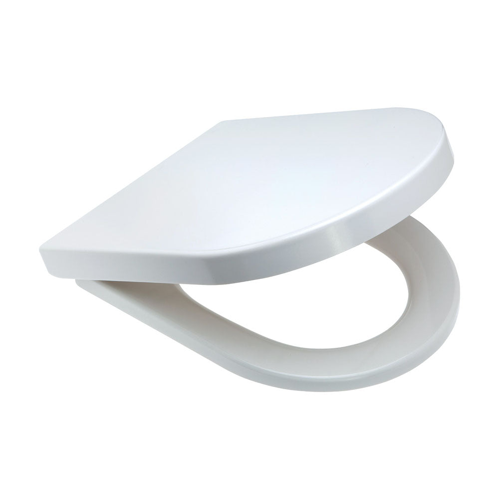 UNI Soft Close Toilet Seat Matte White Quick Release