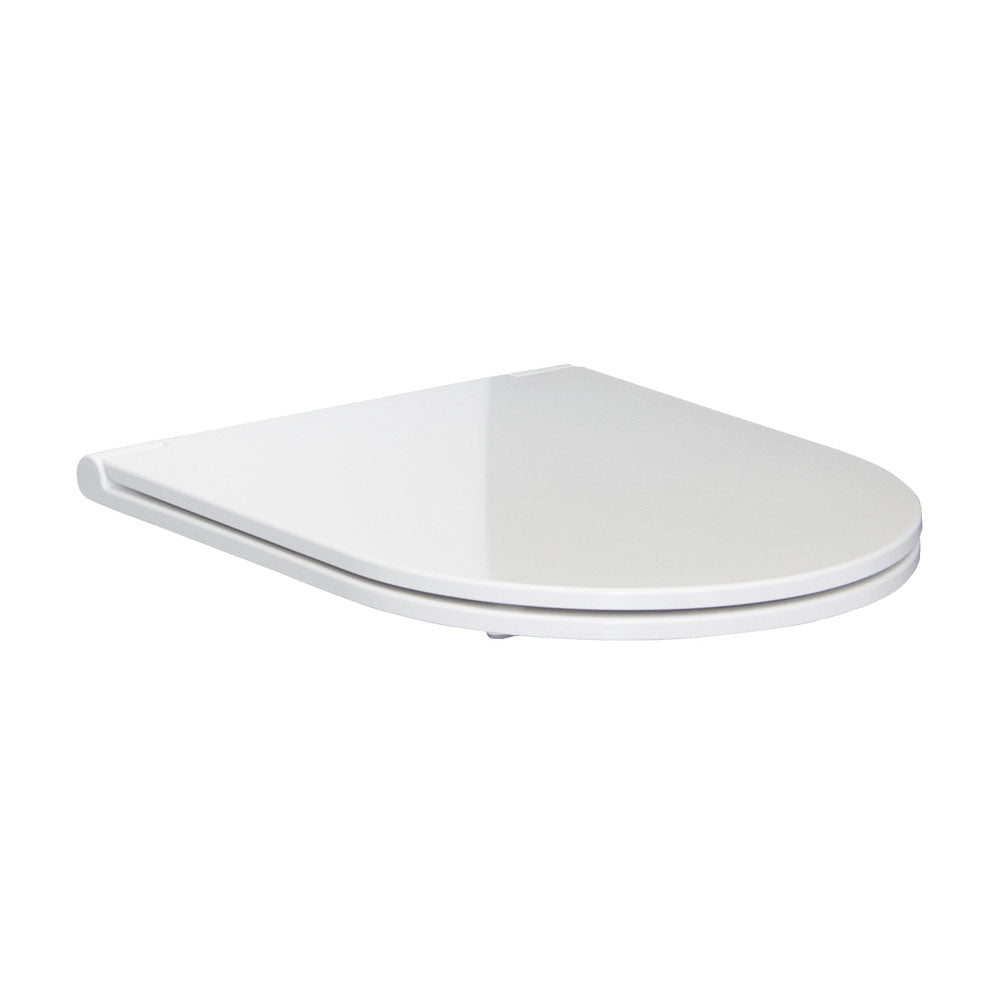 Slim Toilet Seat Suits K011 K003 K014 Gloss White 42.5x36x3cm