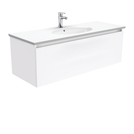 ROTONDO Ceramic 1200 MANU Wall Hung Cab with 2 Internal Drawers 1TH