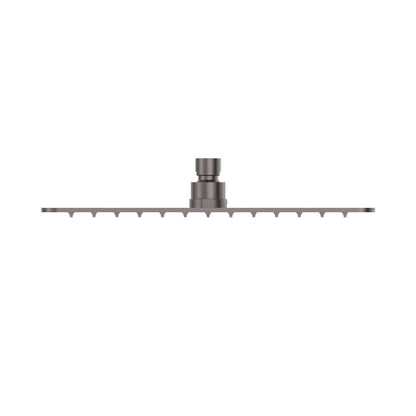 Koko Rectangular Shower Head, Gun Metal