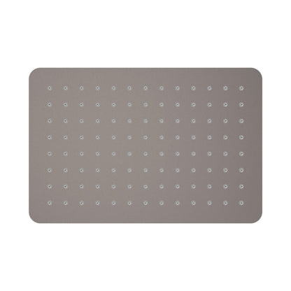 Koko Rectangular Shower Head, Gun Metal