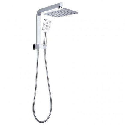 8'' Square Chrome Shower Station Top Water Inlet