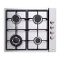 60cm 3 Burner Gas Cooktop + Wok + Cast Iron FFD