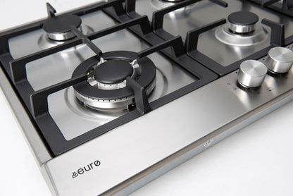 75cm Gas Cooktop 5 Burner Left Wok