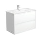 JOLI AMATO 900 Matte White Vanity Wall Hung 1TH
