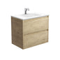 VANESSA AMATO 750 SCANDI OAK Vanity Wall Hung 1TH