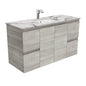 SARAH CALACATTA MARBLE 1200 EDGE INDUSTRIAL Wall Hung Cab 1TH