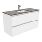 SARAH DOVE GREY 1200 QUEST 2 Drawer Wall Hung Cab 1TH