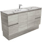 SARAH CALACATTA MARBLE 1500 EDGE INDUSTRIAL Cab on Single Bowl 1TH