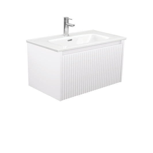 Joli Alina Satin White 750 Wall-Hung Vanity