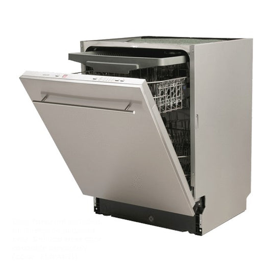 14 Place setting  Dishwasher Electronic Full Integrated Auqastop Safety Valve Top Cutlery Rack (No Door Panel)