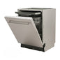 14 Place setting  Dishwasher Electronic Full Integrated Auqastop Safety Valve Top Cutlery Rack (No Door Panel)