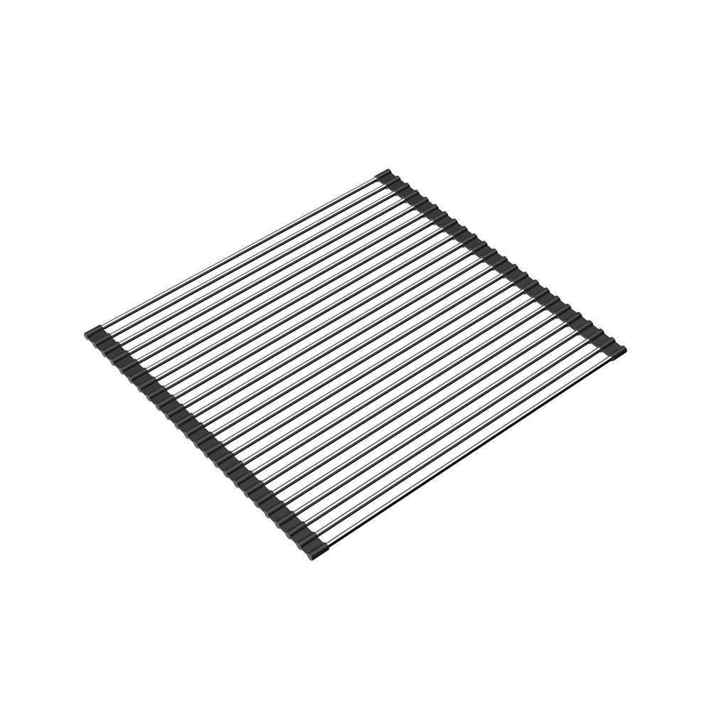 HANA Single Bowl Sink 40L Inc SS Colander Roller Protector Top/Undermount 550x450x200mm