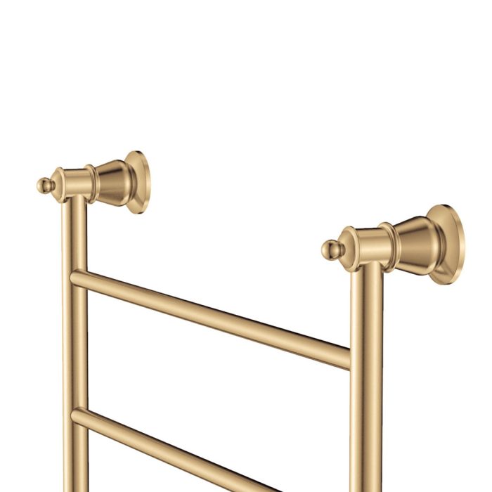 LILLIAN Heated Towel Rail 6080 Urban Brass (6 Bars) 600x808x95mm