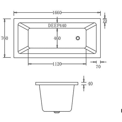 Bari Spa Bathtub- Drop in