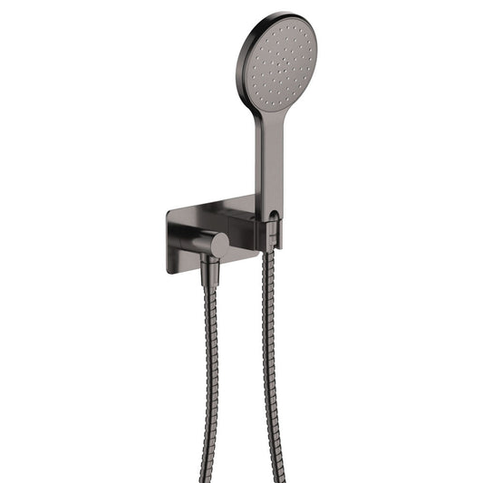 KAYA Hand Shower Soft Square Plate Gun Metal