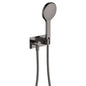 KAYA Hand Shower Soft Square Plate Gun Metal