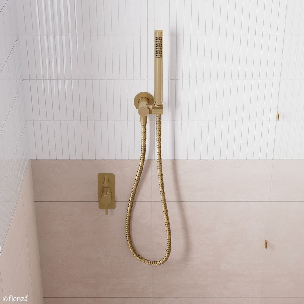 ISABELLA  Hand Shower Round Plate Urban Brass