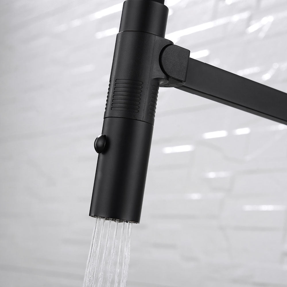 KAYA Pull Down Sink Mixer Urban Brass