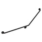 40° Accessible Left-Hand Grab Rail, Matte Black