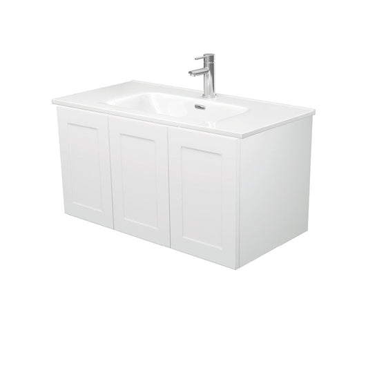 JOLI Ceramic 900 MILA SHAKER Wall Hung Cab No Handles Right 1TH