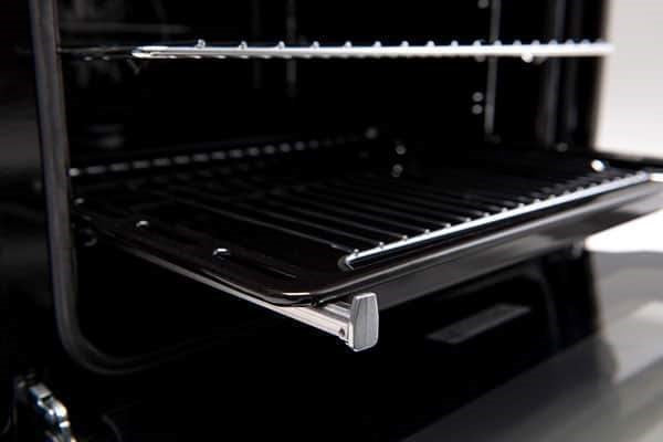 60cm Pyrolytic cleaning oven, 10 x Multifunction Programmable Touch Contr ol LED Clock 1 x Telescopic,  Push in Control Knobs