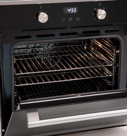 60cm 7 x Multifunction  oven + LED progammable Clock 1 x telescopic runner