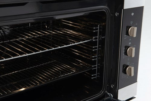 90cm 9 x Multifunction oven 120 min auto off timer Large 100ltr gross capacity