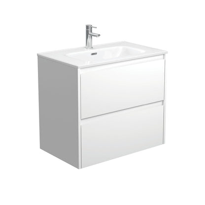 JOLI AMATO 750 Matte White Vanity Wall Hung 1TH