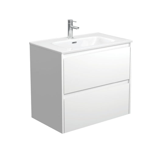 JOLI AMATO 750 Matte White Vanity Wall Hung 1TH