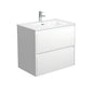 JOLI AMATO 750 Matte White Vanity Wall Hung 1TH