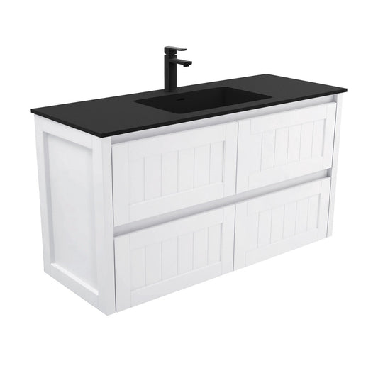 MONTANA Solid Surface 1200 HAMPTON Wall Hung Cab 1TH