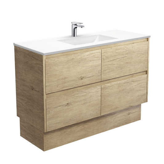 VANESSA AMATO 1200 SCANDI OAK Vanity On Kick 1TH