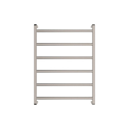 KOKO Heated Towel Rail 6080 Brushed Nickel (6 Bars) 600x800x100mm