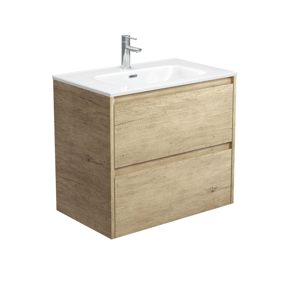 JOLI AMATO 750 SCANDI OAK Vanity Wall Hung 1TH