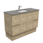 SARAH DOVE GREY 1200 Edge SCANDI OAK Cab on Kick 1TH
