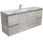 SARAH CALACATTA MARBLE 1500 EDGE INDUSTRIAL Wall Hung Single Bowl 1TH